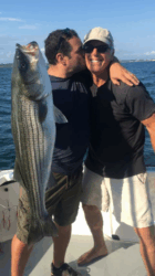 striped bass caught in Newport RI